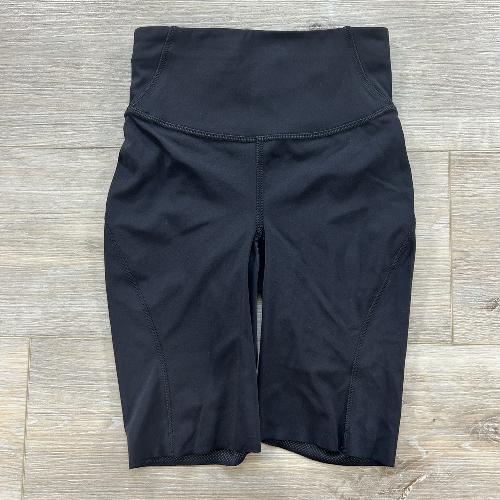 Lululemon Size 0 Base Pace High Rise Shorts 8" Black W7BQ9S Exercise Gym